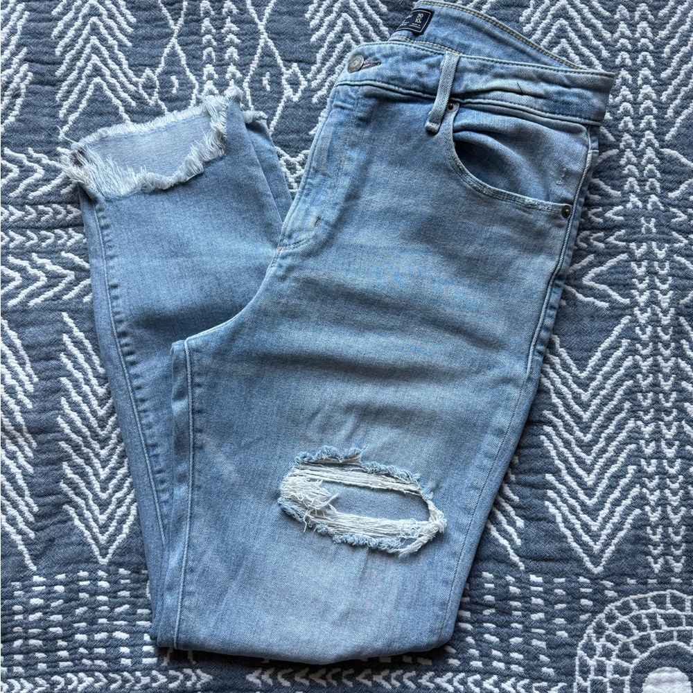 Abercrombie & Fitch Simone High Rise Ankle Jeans
